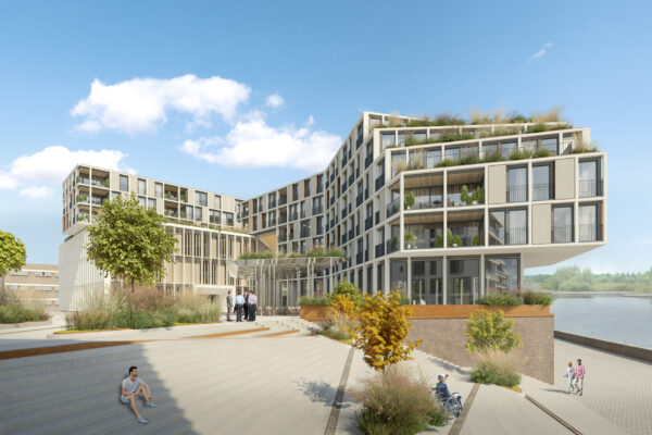 Rheinblick Krefeld - Architekturkonzeption und Architekturvisualisierung von Formgrafik